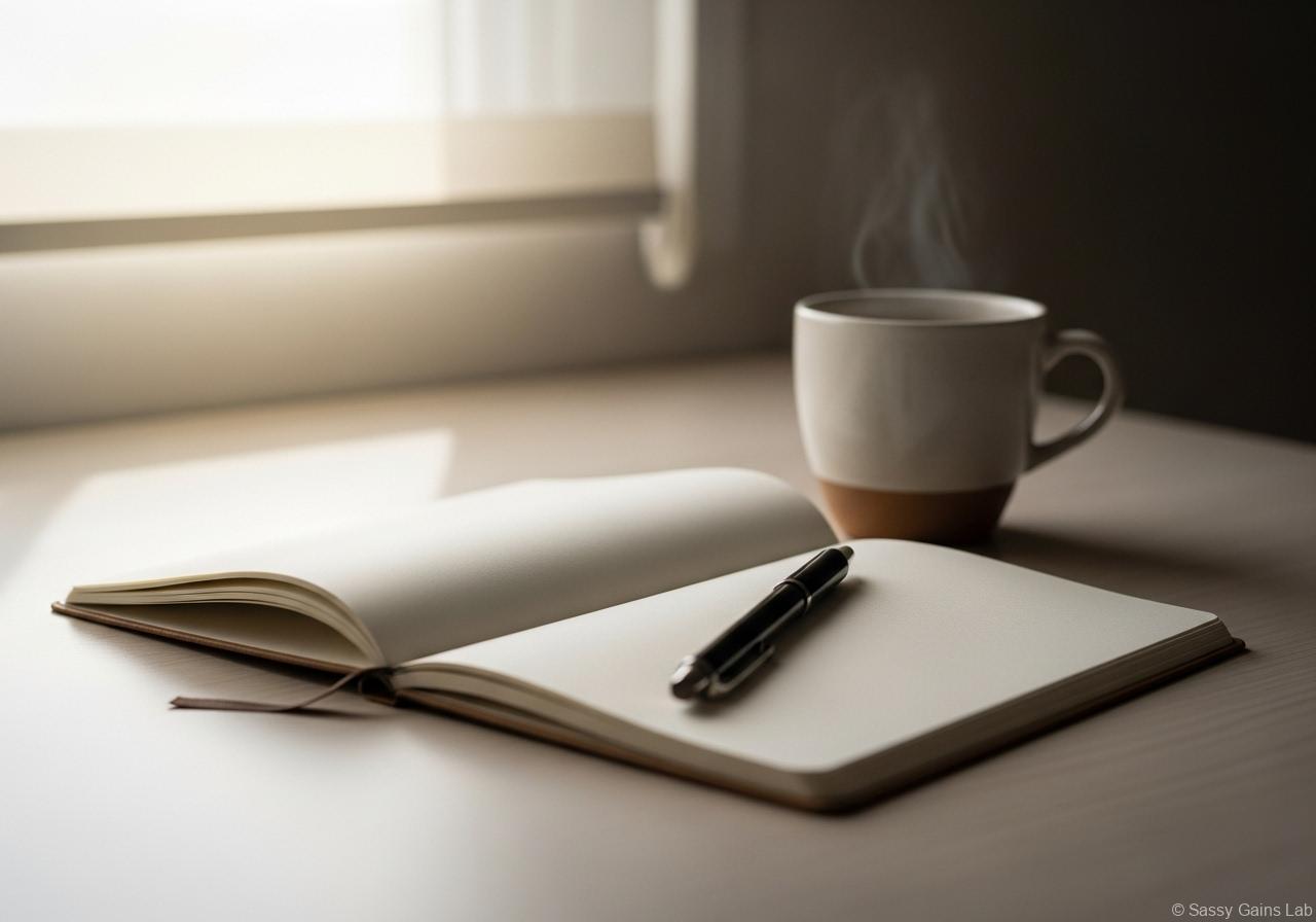 自然光が差し込む落ち着いた室内空間とシンプルなインテリア。